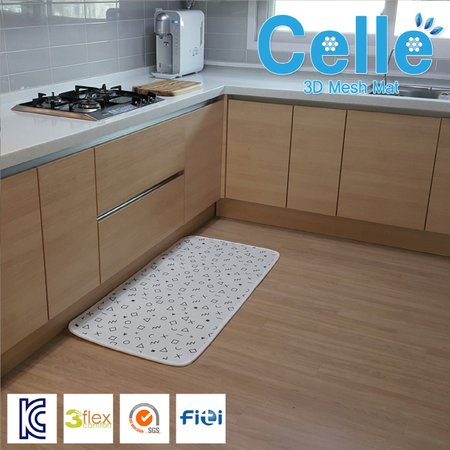 셀르 3D 큐브매트/주방매트/유아매트/매쉬매트/쿨매트 큐브 주방용 PB-1260 그레이