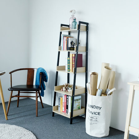 리브 세이블 폭깊은 5단슬림 책장