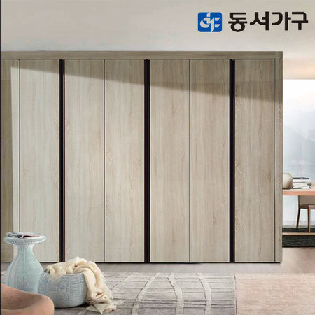  내추럴 우드 여닫이 붙박이장 DF906396 _웜베이지