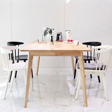 원목 러버 식탁 테이블_베이직 180