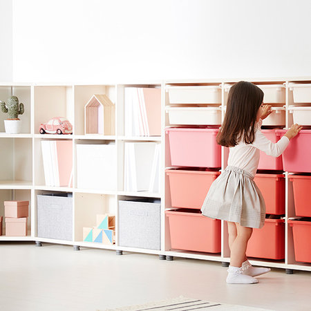 에디키즈 1200폭 기본책장 아이보리