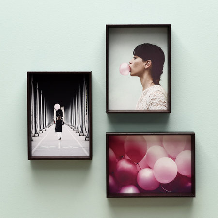 우드싱글액자 3P세트 월넛 HDT-573W 액자