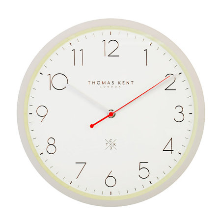 스미스 무소음벽시계 30cm_오렌지