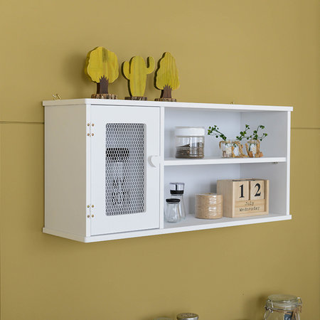 주방벽선반 욕실선반 양념통수납 그릇장 찻장 (MD003)