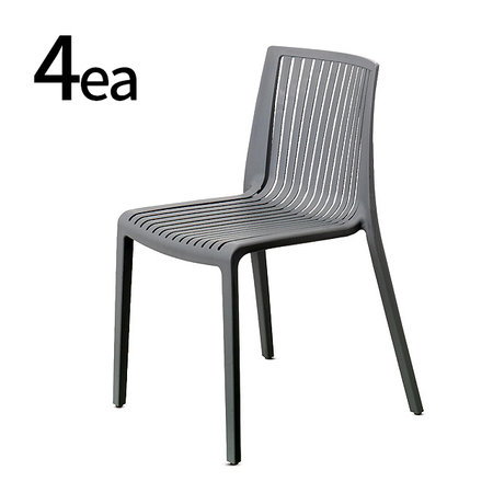 FS02 사무실의자 4개 플라스틱의자 카페 디자인의자 01.에코_그린_4개