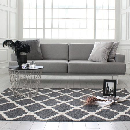 럭스 플렛위브 러그150x200 그레이