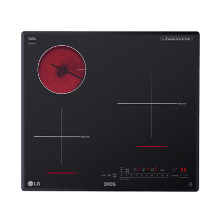 빌트인 하이브리드 3구 BEY3GT1 (인덕션2구+하이라이트1구)