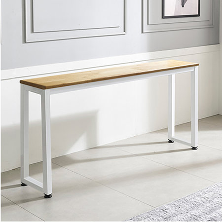 자이 원목홈바테이블M 1200x400 아카시아+화이트