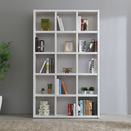 일리 책장 1200 5단 A타입 오픈형 화이트