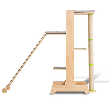 XXXXX사용안함XXXXX펫블리 원목 E형 캣타워 bs061 _내츄럴