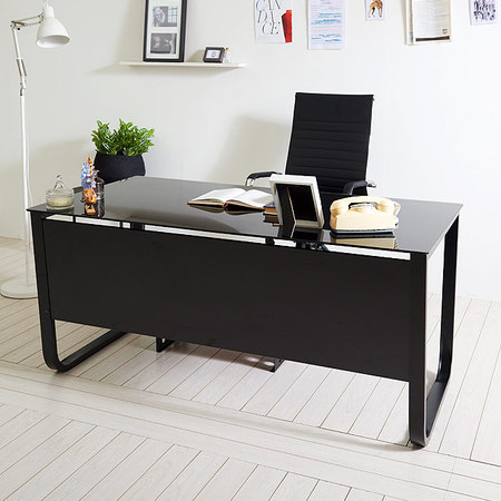 [XXX중복사용안함XXX]스틸뷰 1500책상 컴퓨터 사무용 철제 서재 노트북책상 01.스틸뷰A형_각진프레임:상판_LPM아카시아