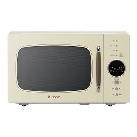 *스마트픽*레트로 전자레인지 KR-L232DCH [23L / 버튼식 / 입체가열방식 / 잠금기능]