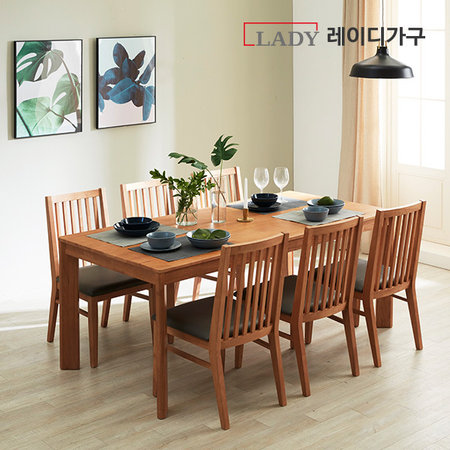 포엠 6인 식탁세트 (의자6)