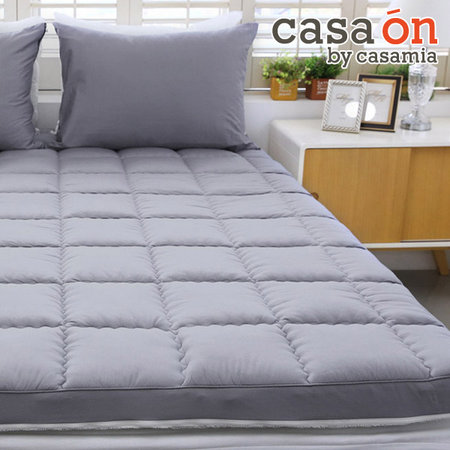 이중쿠션메모리폼 순면 토퍼8T(75X200) 그레이