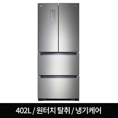 [※운영종료-단종] 스탠드형 김치냉장고 K418SN13 (402L) 디오스/4도어