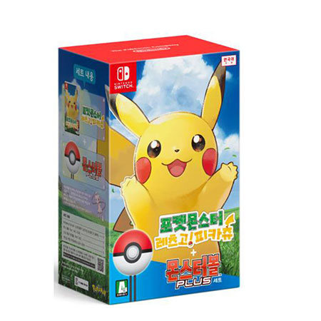 SWITCH 레츠고 피카츄 몬스터볼 Plus 세트