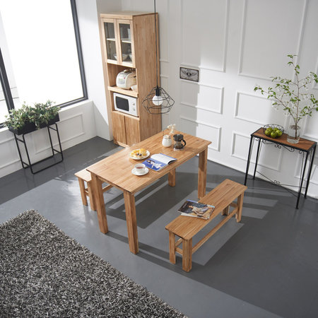 루체 참죽나무 원목 1200 입식 식탁 참죽나무원목