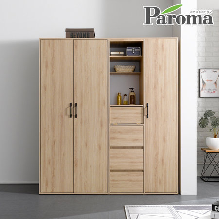 인스텔존1600옷장세트KU 오크