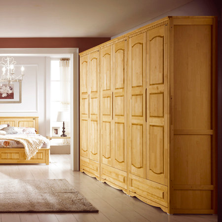 가람 자작나무원목 3000장롱세트 내추럴