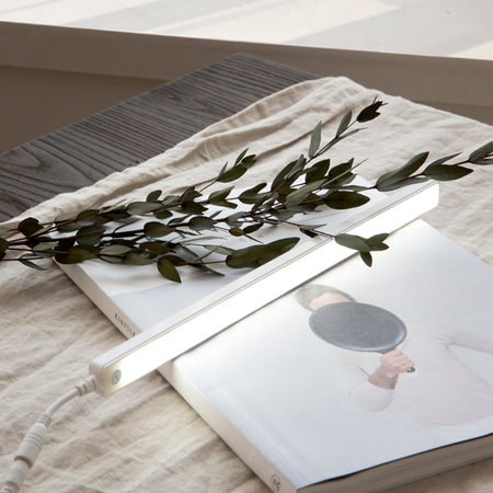 LED바 3W [밝기조절/독서실등/책상조명/북라이트] USB 충전 어댑터 포함[화이트]