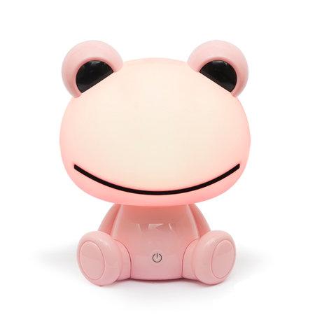 개구리 LED스탠드(밝기조절가능/USB/수유등/아이방등) 핑크