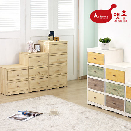 네이처 4단 서랍장 네추럴형