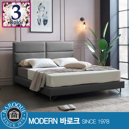 W 제노바) 럭셔리 투매트리스 퀸 침대 / Q1 매트리스(파워본넬) 아이보리