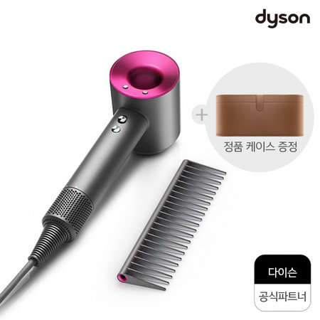 [사은품 정품 케이스 증정] 슈퍼소닉 드라이기 아이언핑크+빗 세트 HD01_COMB 