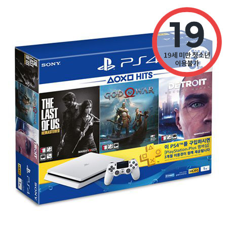 PS4 본체히트번들3 [글레이셔화이트]