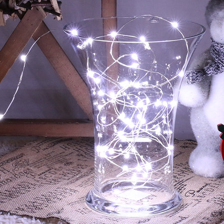 HHm1010 LED전구 50구연장선 없음 스노우(백색)