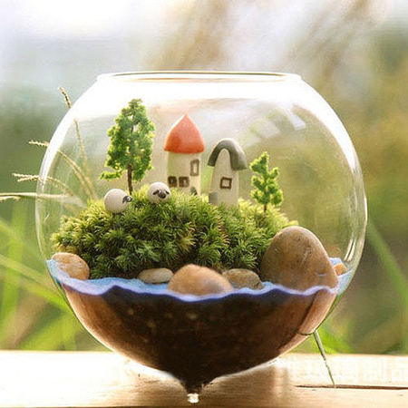  라운드 기본형 어항수반 1개 