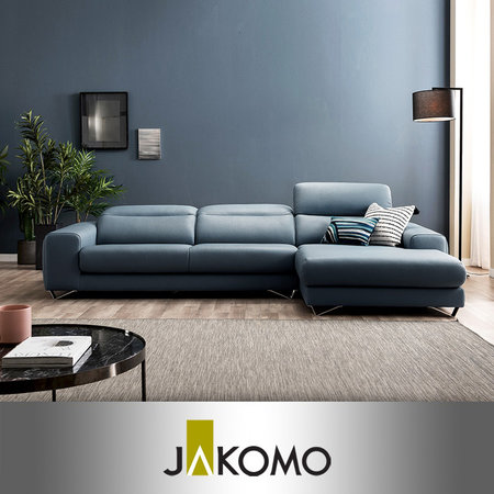 XXX재등록완료상품XXX로건 4인 카우치형 기능성 비텔로 통가죽 슈렁큰 천연면피 소가죽소파 _화이트그레이/좌형