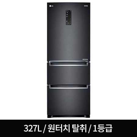 [※운영종료-단종] 스탠드형 김치냉장고 K338MC15E (327L) 1등급/3도어 