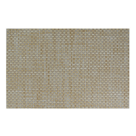 레스토랑 카페 주방 신혼 린넨 테이블 매트 Cross 실버