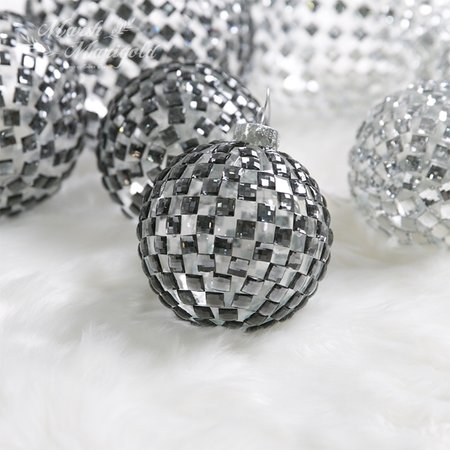 XX판매종료XX사용안함XX 크리스탈미러볼_8CM (2COLOR) FMAX161608 _SILVERXX판매종료XX사용안함XX