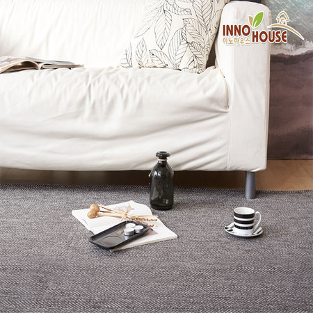 쟈가드 러그 카페트 매트 딥그레이 반(100x150) 디자인:딥그레이 반(100x150)