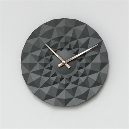 [런던클락] 다각면 벽시계 Charcoal