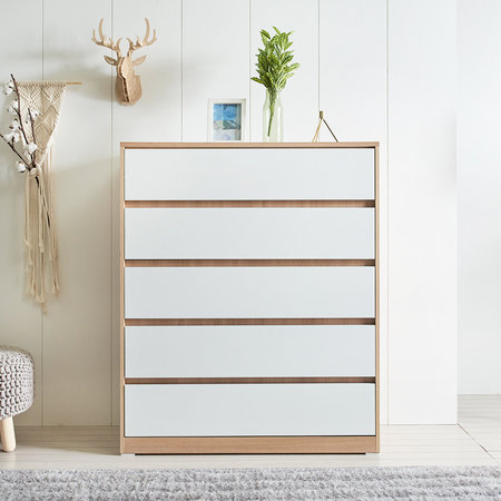 수납왕 5단 서랍장 1000 (서울 수도권 무료배송) 화이트