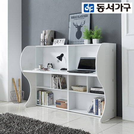  하이그로 고급 독서실책상 2인용 _아카시아