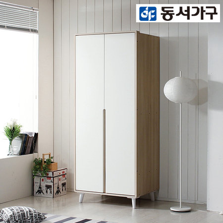 시크릿 싱글형 옷장 _메이플화이트