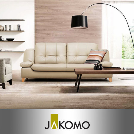 XXX재등록완료 기존상품XXX 힐링 3인 천연면피 소가죽소파 _크림아이보리_메이플다리