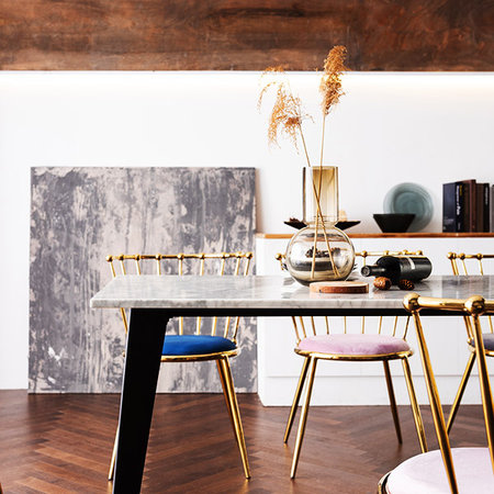 다이앤 이태리 대리석 카멜리아 4인식탁세트 _대리석