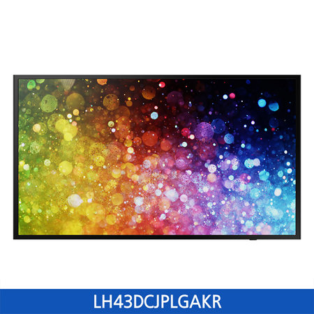 [2% 할인]43형 스마트 사이니지 TV 스탠드 LH43DCJPLGAKR 108cm