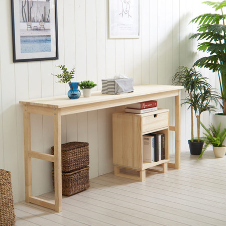 원목 슬림테이블 노트북테이블 사이드책상 거실테이블 01.1단1200_슬림테이블