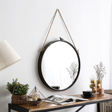 버드 원형 포인트 화장대&벽거울