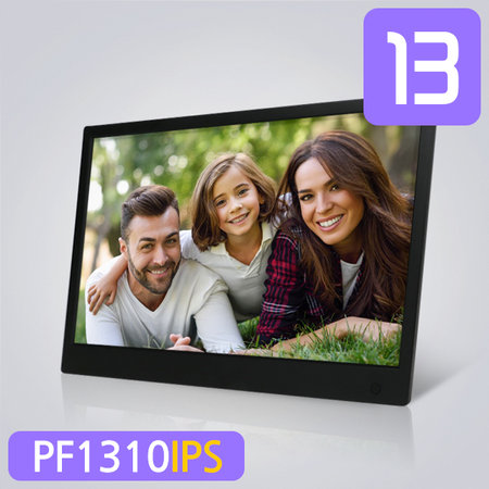 카멜 33cm 13 IPS패널 광시야각 디지털액자블랙PF1310IPS
