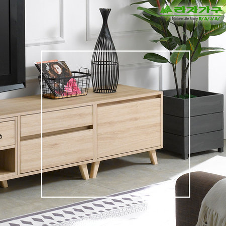  오브 보니타 거실 침실 협탁 FO0402 _오크