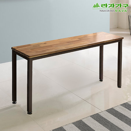  오브 원목 홈바테이블 일자_160x40 GM0199 _아카시아+화이트[다리]