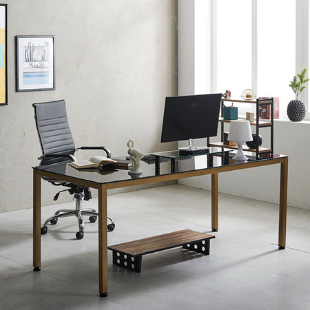 [XXX중복사용안함XXX]몬드 1800 책상 철제 노트북 컴퓨터 테이블책상 국내산 프레임색상_01.블랙:상판_01.아카시아