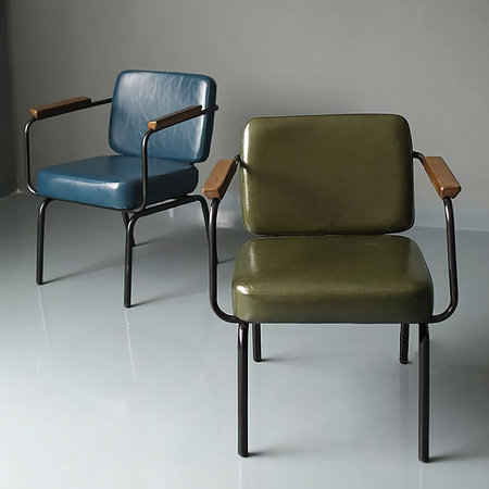 [오에이데스크]스퀘어 체어 스퀘어체어 블랙[OD143]